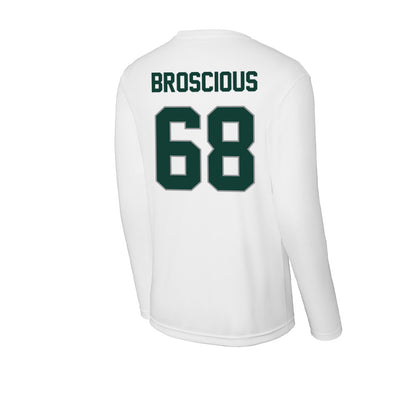 Michigan State - NCAA Football : Gavin Broscious - Activewear Long Sleeve T-Shirt