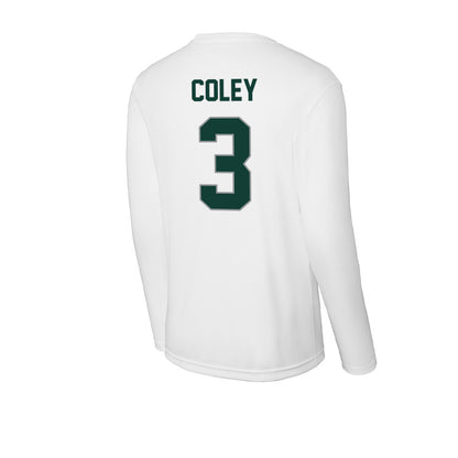 Michigan State - NCAA Football : Caleb Coley - Activewear Long Sleeve T-Shirt