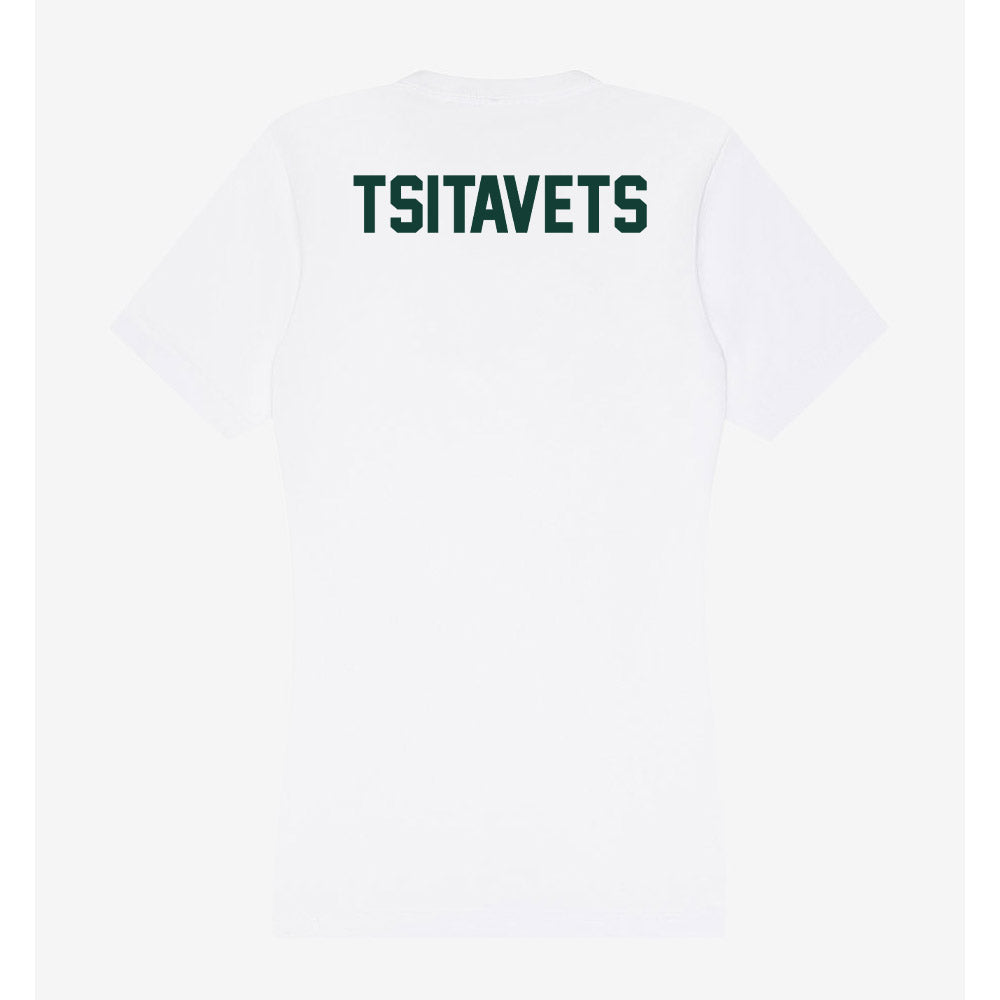 Michigan State - NCAA Women's Tennis : Anna Tsitavets - Women's V-Neck T-Shirt-1