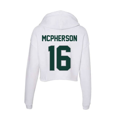 Michigan State - NCAA Women's Soccer : Kaleigh Mcpherson - Women's Crop Fleece Hoodie-1
