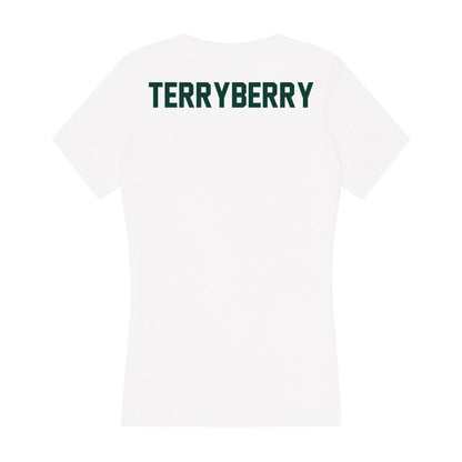 Michigan State - NCAA Men's Cross Country : Dylan Terryberry - Women's V-Neck T-Shirt-1