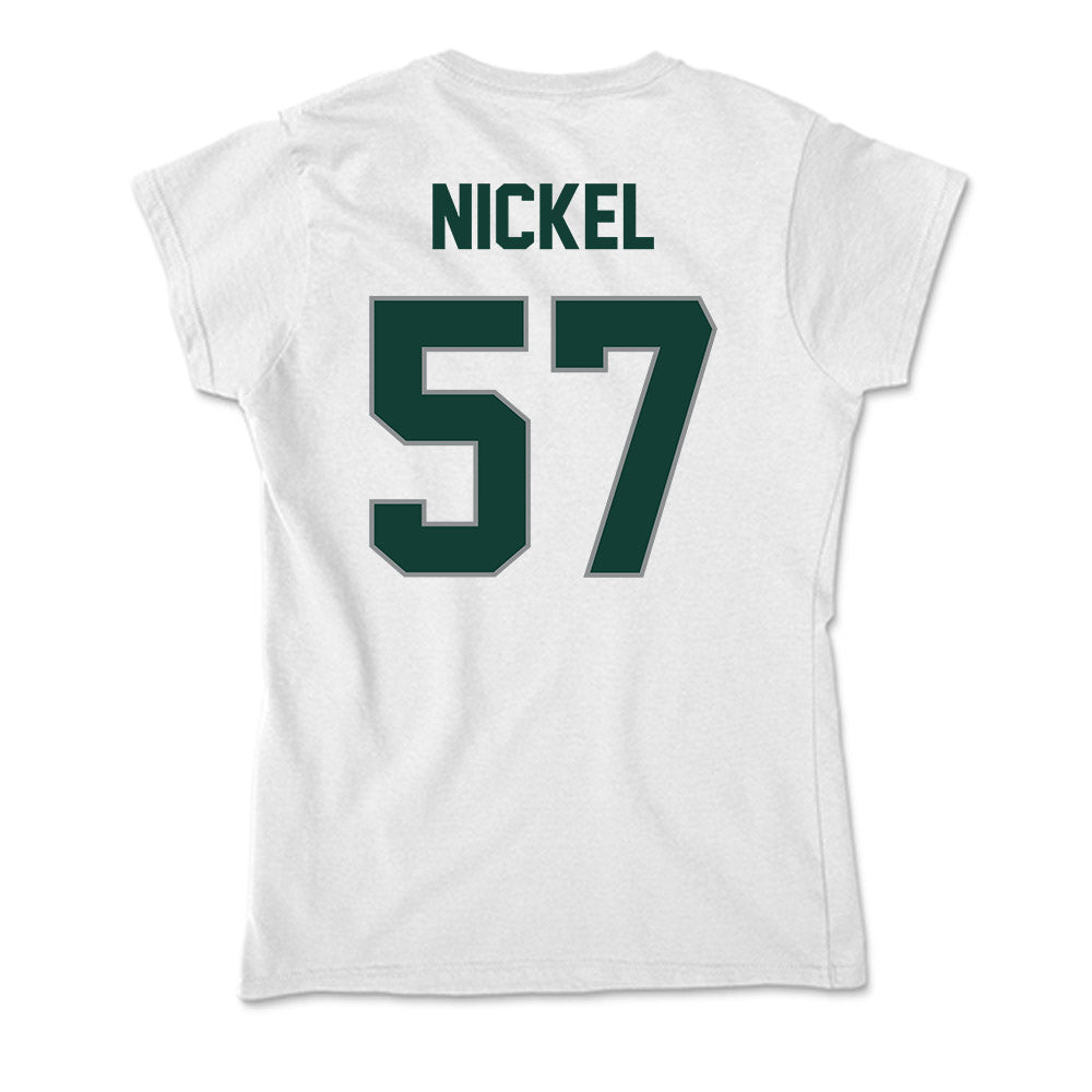 Michigan State - NCAA Football : Mason Nickel - Soft Style Women’s T-Shirt-1