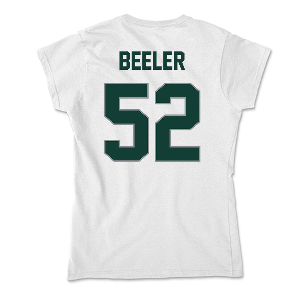 Michigan State - NCAA Football : Mikeshun Beeler - Soft Style Women’s T-Shirt-1