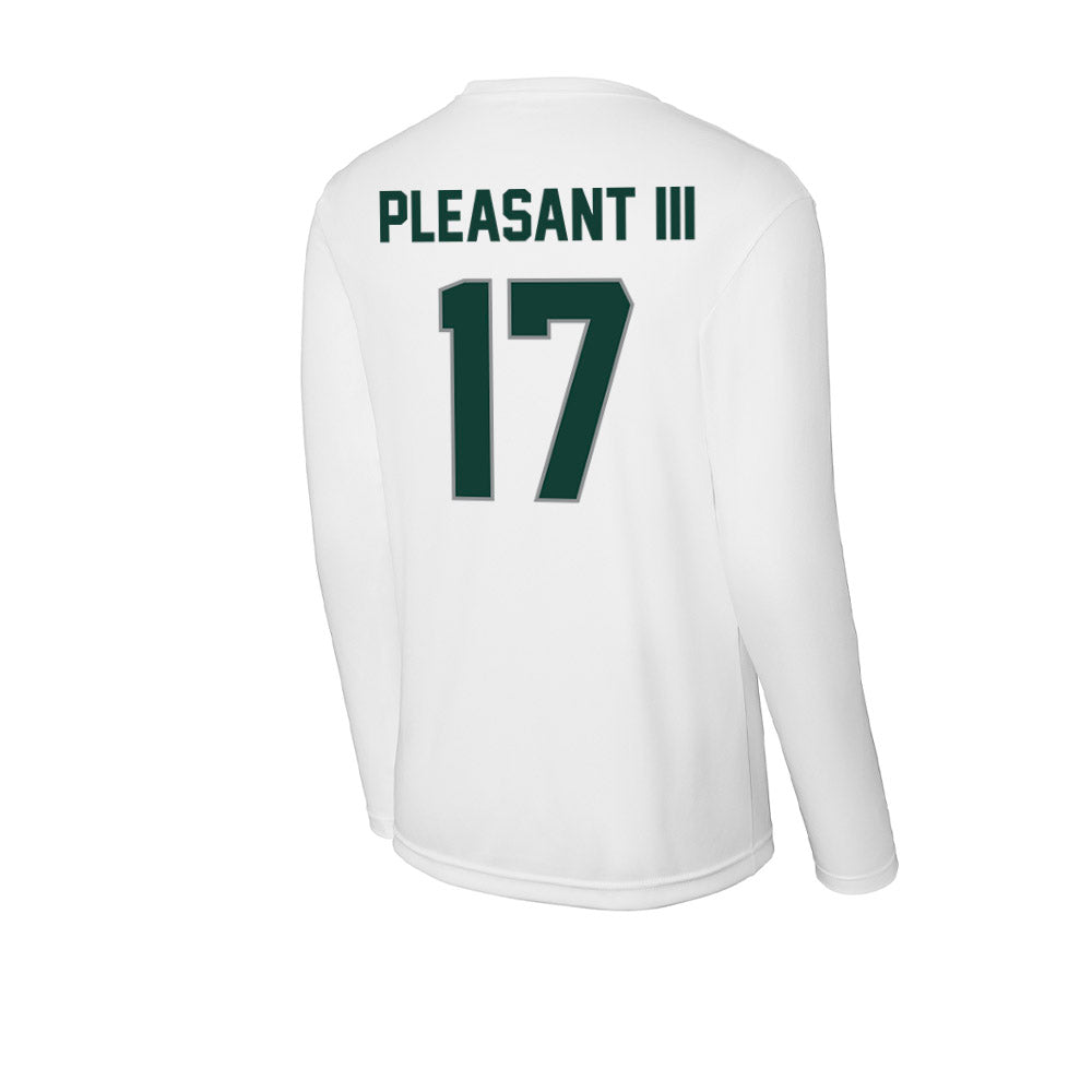 Michigan State - NCAA Football : Eddie Pleasant III - Activewear Long Sleeve T-Shirt