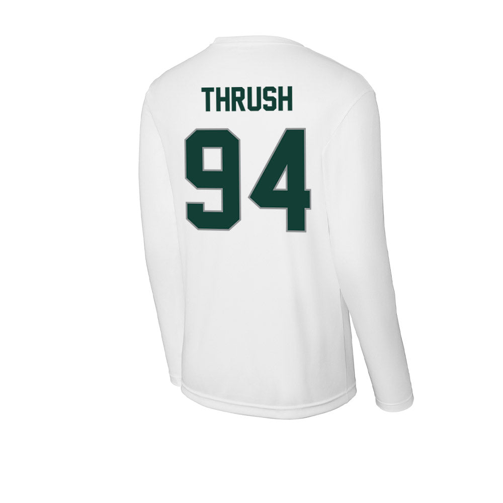 Michigan State - NCAA Football : Cal Thrush - Activewear Long Sleeve T-Shirt-1