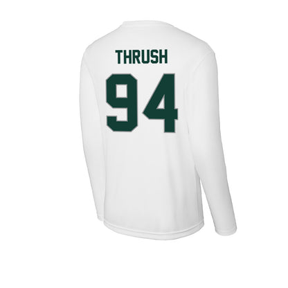 Michigan State - NCAA Football : Cal Thrush - Activewear Long Sleeve T-Shirt-1