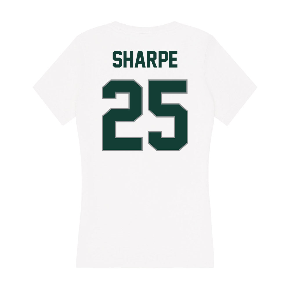 Michigan State - NCAA Baseball : Reggie Sharpe - Women's V-Neck T-Shirt-1