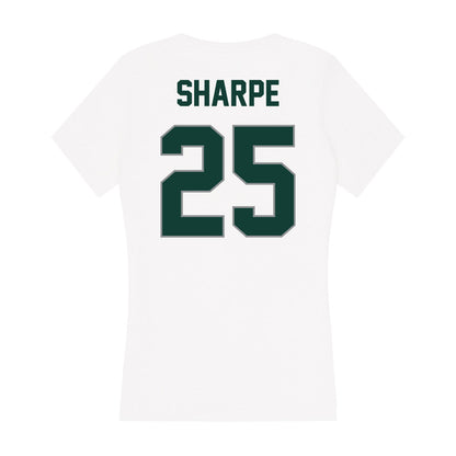 Michigan State - NCAA Baseball : Reggie Sharpe - Women's V-Neck T-Shirt-1