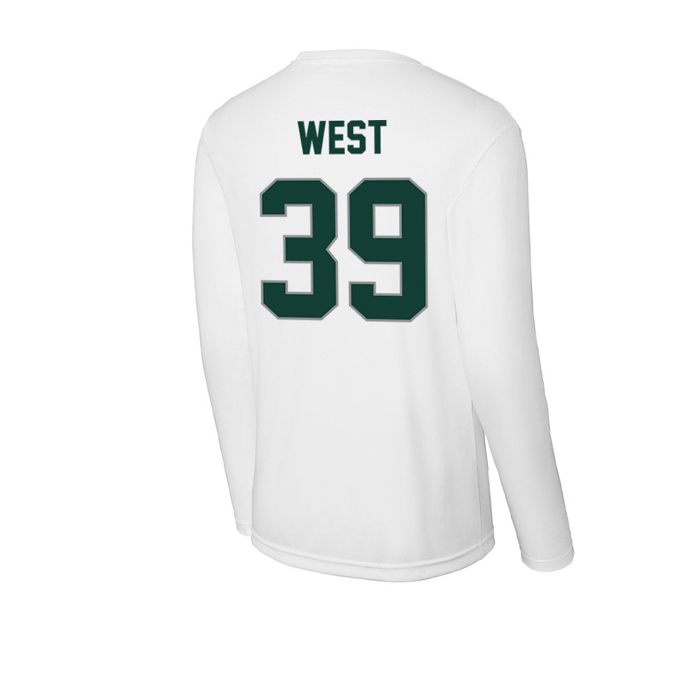 Michigan State - NCAA Football : Elisha West - Activewear Long Sleeve T-Shirt-1