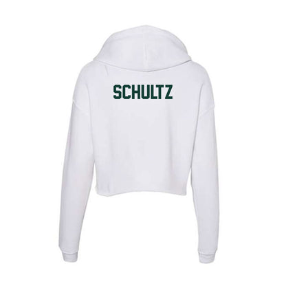 Michigan State - NCAA Cheerleading : Gigi Schultz - Women's Crop Fleece Hoodie-1