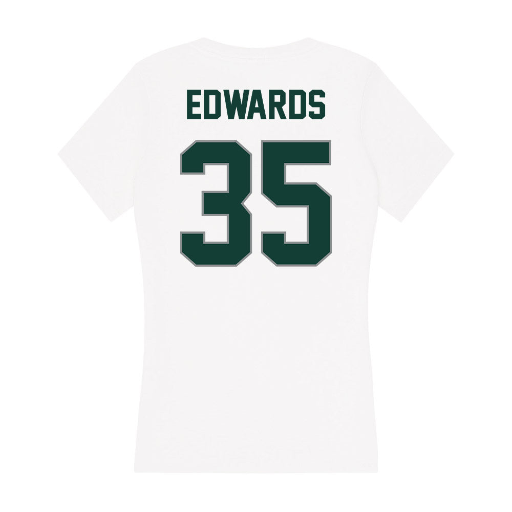 Michigan State - NCAA Football : Samuel Edwards - Women's V-Neck T-Shirt-1