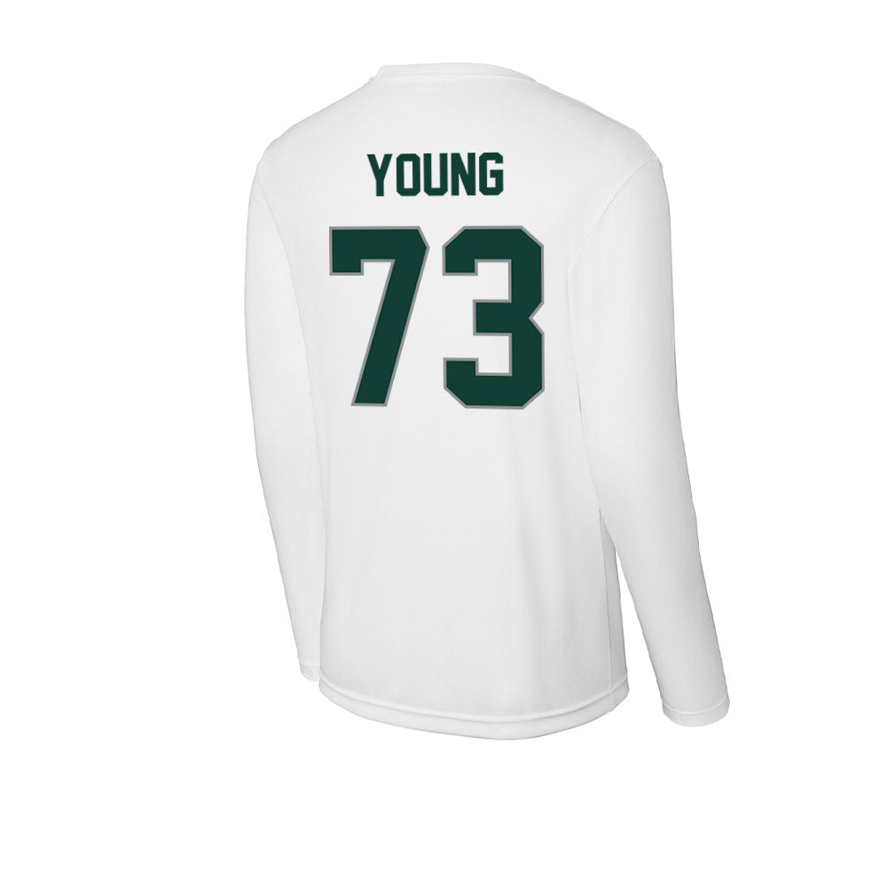 Michigan State - NCAA Football : Rustin Young - Performance Long Sleeve T-Shirt-1