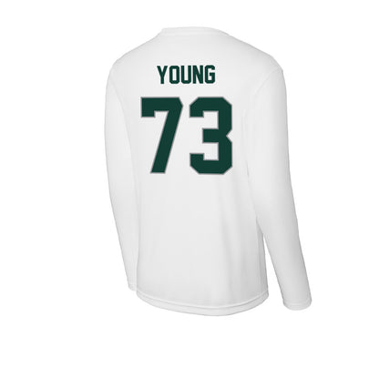 Michigan State - NCAA Football : Rustin Young - Performance Long Sleeve T-Shirt-1