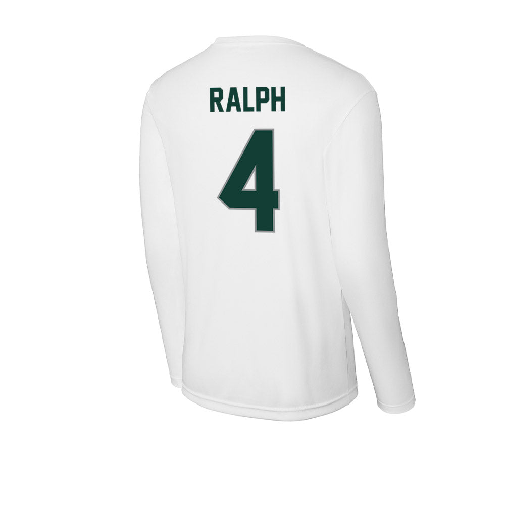 Michigan State - NCAA Men's Ice Hockey : Colin Ralph - Activewear Long Sleeve T-Shirt-1