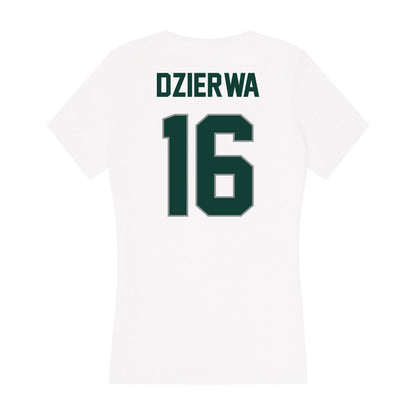 Michigan State - NCAA Baseball : Joseph Dzierwa - Women's V-Neck T-Shirt-1