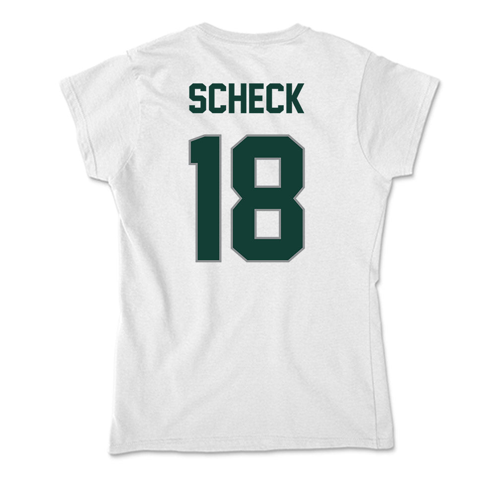 Michigan State - NCAA Women's Volleyball : Breccan Scheck - Soft Style Women’s T-Shirt-1