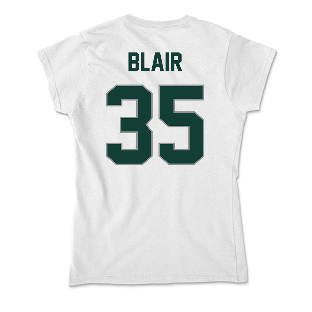 Michigan State - NCAA Women's Basketball : Kennedy Blair - Soft Style Women’s T-Shirt-1