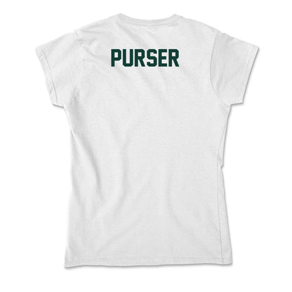 Michigan State - NCAA Women's Tennis : Issey Purser - Soft Style Women’s T-Shirt-1