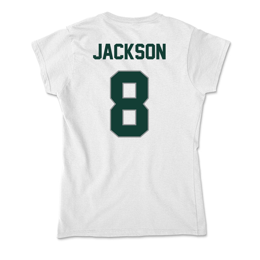 Michigan State - NCAA Women's Soccer : Grace Jackson - Soft Style Women’s T-Shirt-1