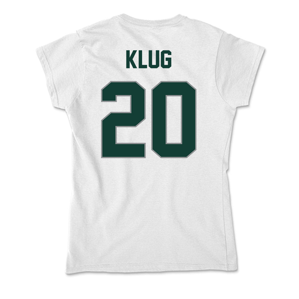 Michigan State - NCAA Baseball : Joshua Klug - Soft Style Women’s T-Shirt-1
