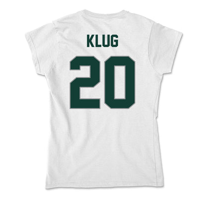 Michigan State - NCAA Baseball : Joshua Klug - Soft Style Women’s T-Shirt-1