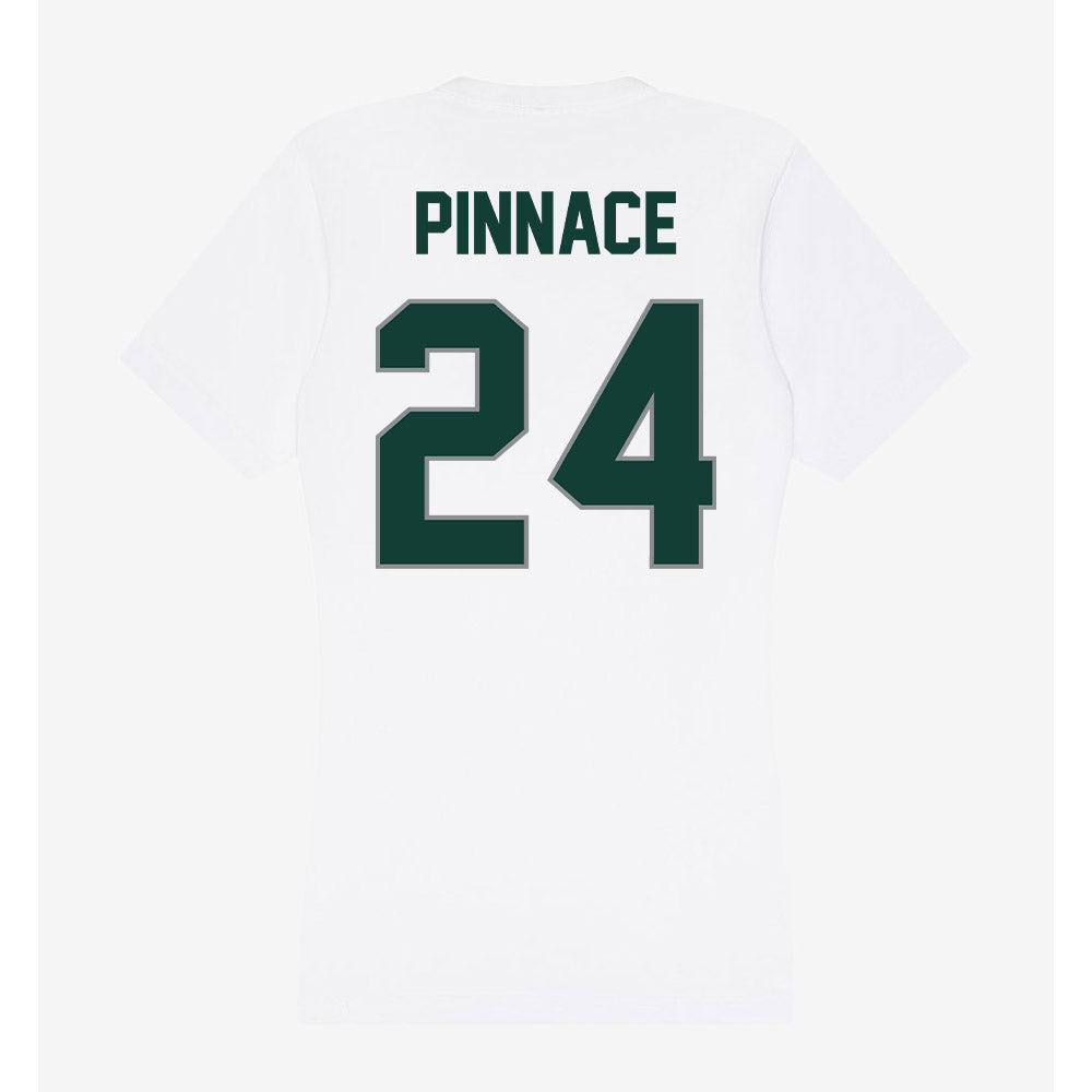 Michigan State - NCAA Football : Wilfred Pinnace - Women's V-Neck T-Shirt-1