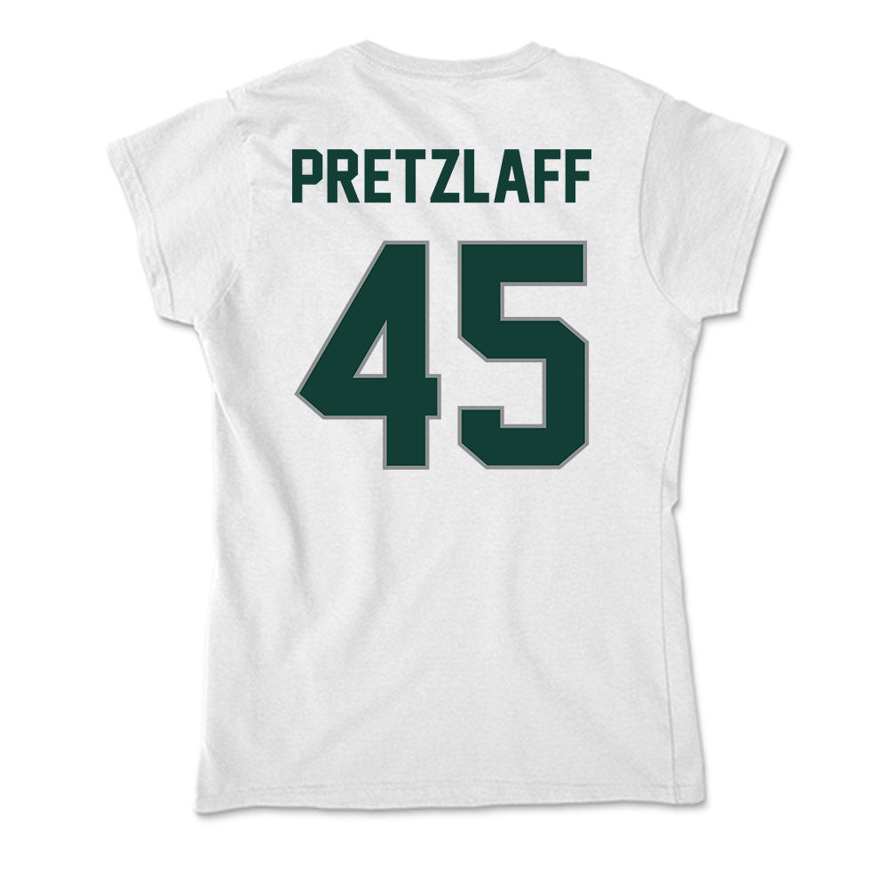 Michigan State - NCAA Football : Brady Pretzlaff - Soft Style Women’s T-Shirt-1