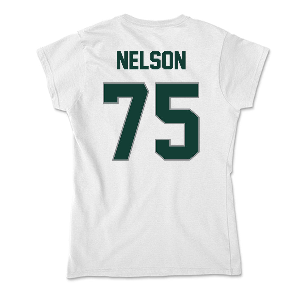 Michigan State - NCAA Football : Ben Nelson - Soft Style Women’s T-Shirt-1