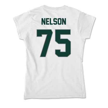 Michigan State - NCAA Football : Ben Nelson - Soft Style Women’s T-Shirt-1