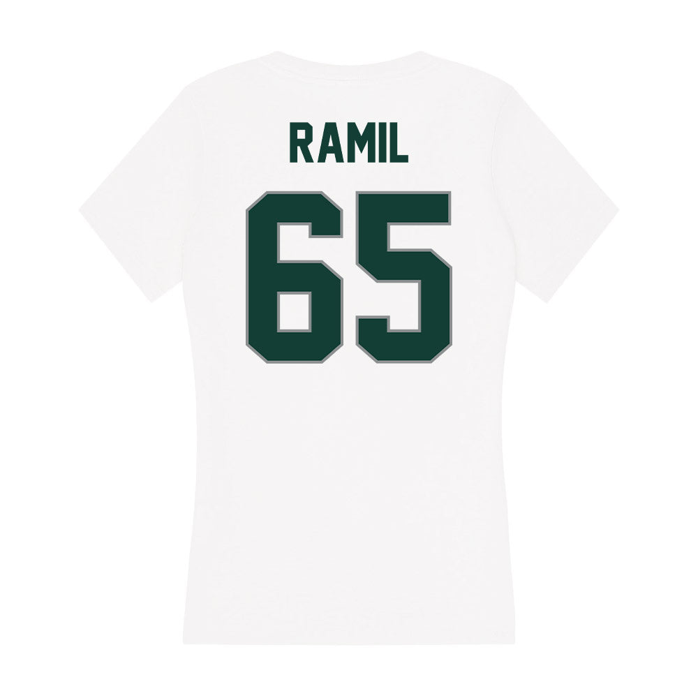 Michigan State - NCAA Football : Stanton Ramil - Women's V-Neck T-Shirt-1