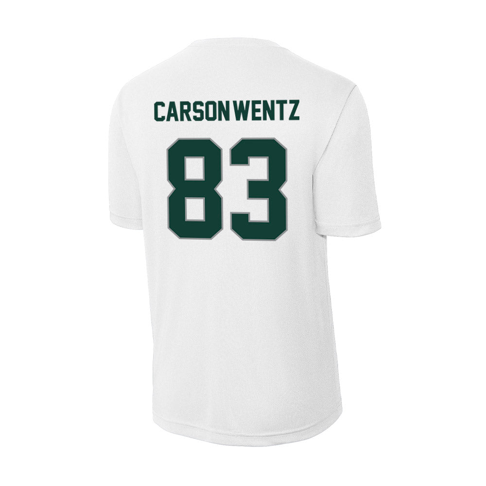 Michigan State - NCAA Football : Jack Carson-wentz - Performance T-Shirt-1