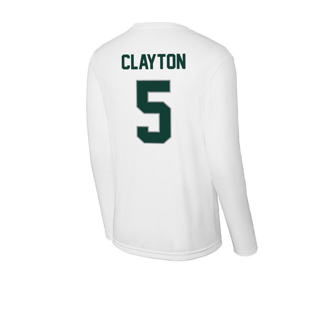 Michigan State - NCAA Women's Volleyball : Ky Clayton - Activewear Long Sleeve T-Shirt