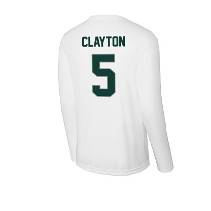 Michigan State - NCAA Women's Volleyball : Ky Clayton - Activewear Long Sleeve T-Shirt