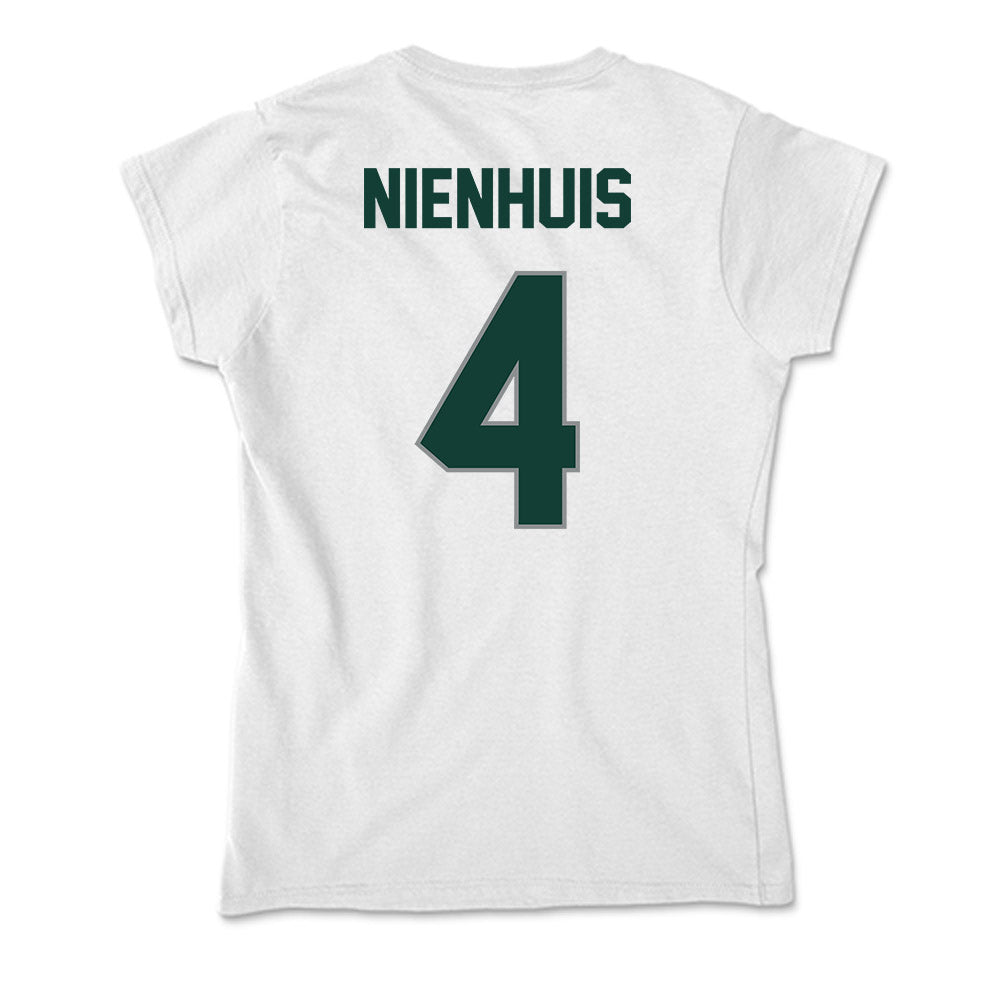 Michigan State - NCAA Men's Ice Hockey : Nash Nienhuis - Soft Style Women’s T-Shirt-1