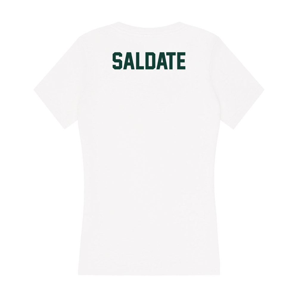 Michigan State - NCAA Wrestling : Chase Saldate - Women's V-Neck T-Shirt-1