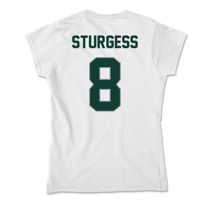 Michigan State - NCAA Baseball : Isaac Sturgess - Soft Style Women’s T-Shirt-1