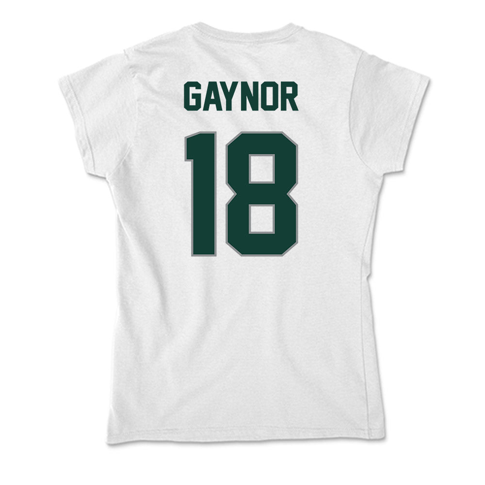 Michigan State - NCAA Women's Soccer : Justina Gaynor - Soft Style Women’s T-Shirt-1