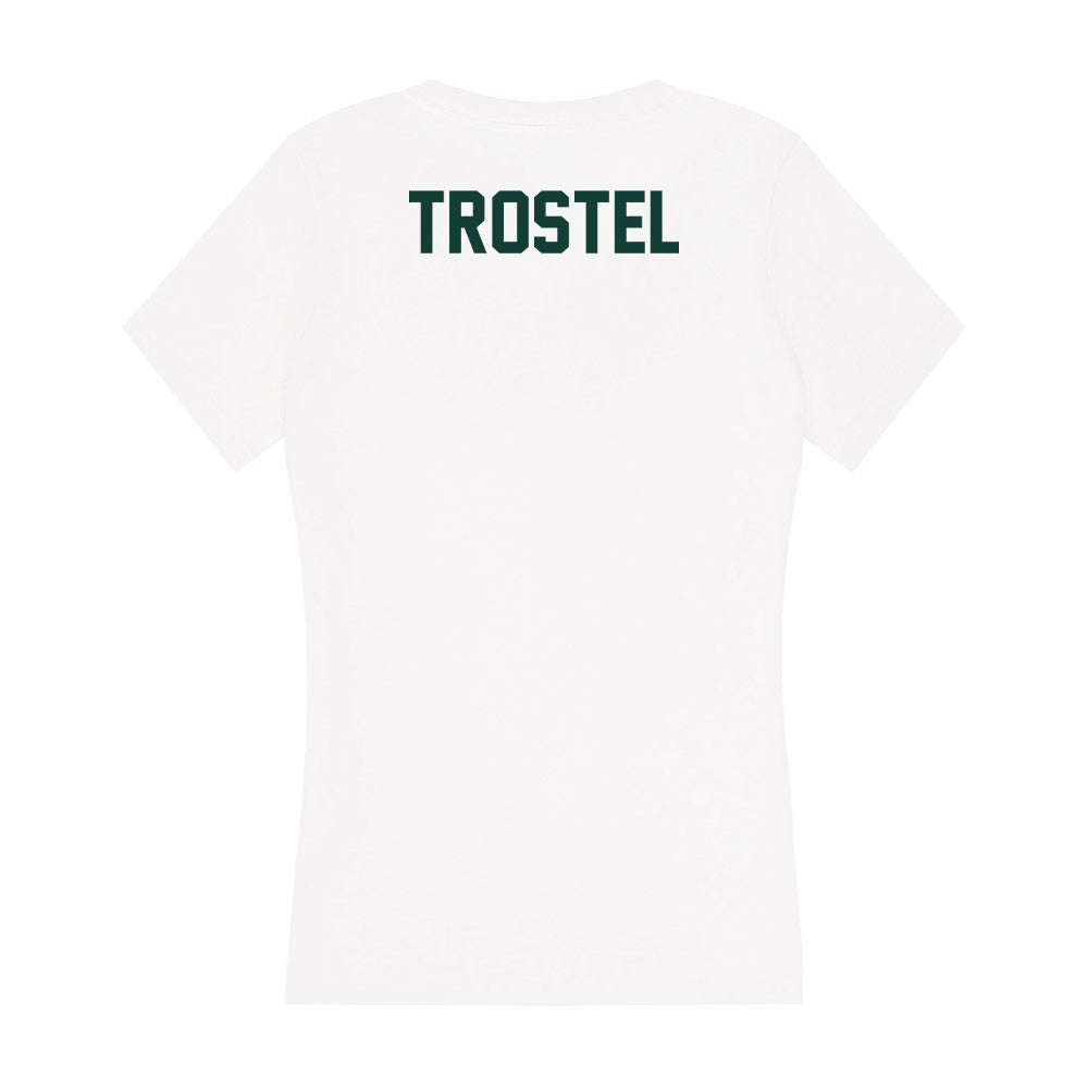 Michigan State - NCAA Women's Gymnastics : Isabella Trostel - Women's V-Neck T-Shirt-1