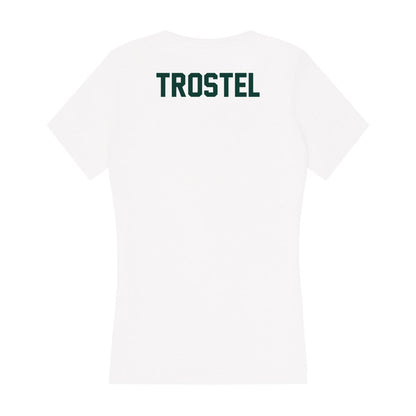 Michigan State - NCAA Women's Gymnastics : Isabella Trostel - Women's V-Neck T-Shirt-1