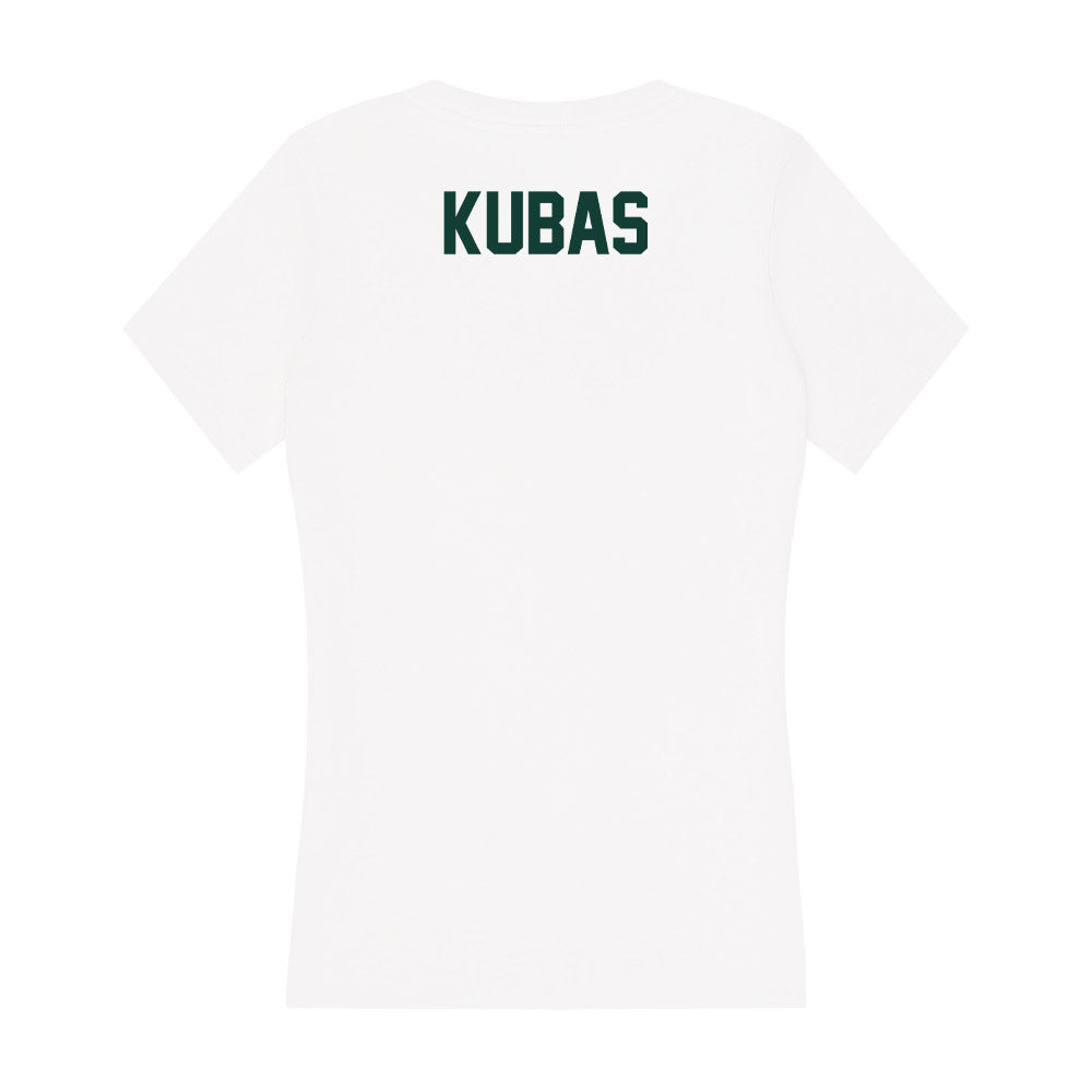 Michigan State - NCAA Women's Rowing : Ella Kubas - Women's V-Neck T-Shirt-1