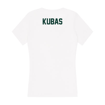 Michigan State - NCAA Women's Rowing : Ella Kubas - Women's V-Neck T-Shirt-1