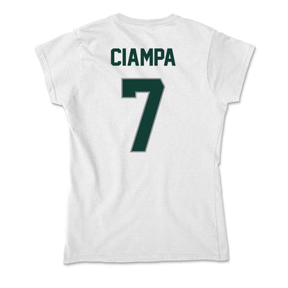 Michigan State - NCAA Women's Soccer : Aubree Ciampa - Soft Style Women’s T-Shirt-1