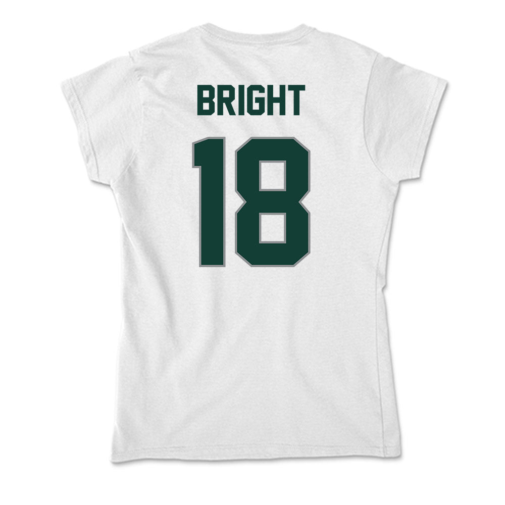 Michigan State - NCAA Baseball : Noah Bright - Soft Style Women’s T-Shirt-1