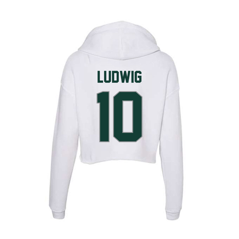 Michigan State - NCAA Men's Soccer : Richie Ludwig - Women's Crop Fleece Hoodie-1