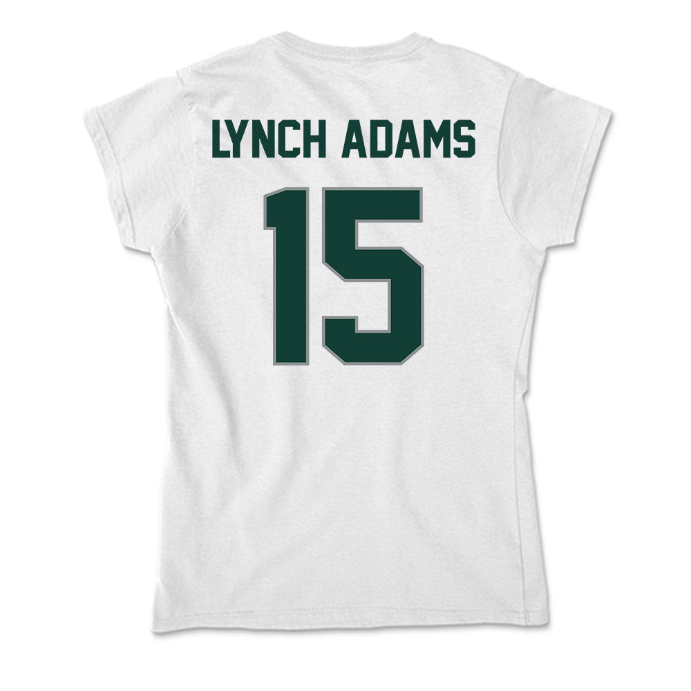 Michigan State - NCAA Football : Kay'Ron Lynch adams - Soft Style Women’s T-Shirt-1