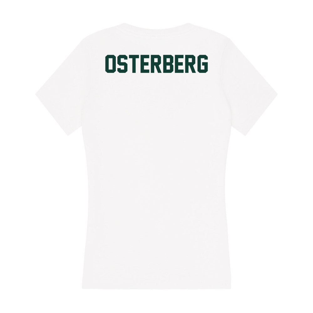 Michigan State - NCAA Women's Cross Country : Madison Osterberg - Women's V-Neck T-Shirt-1