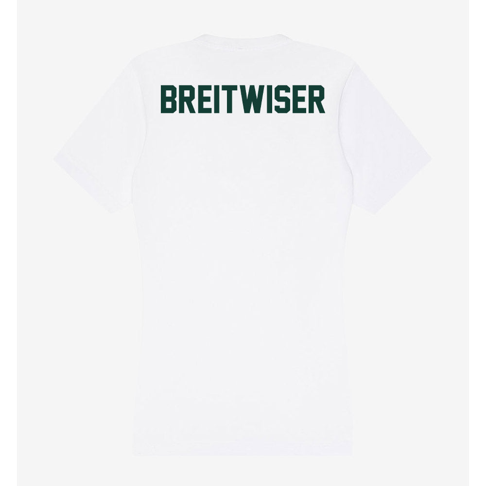 Michigan State - NCAA Women's Track & Field : Savannah Breitwiser - Women's V-Neck T-Shirt-1