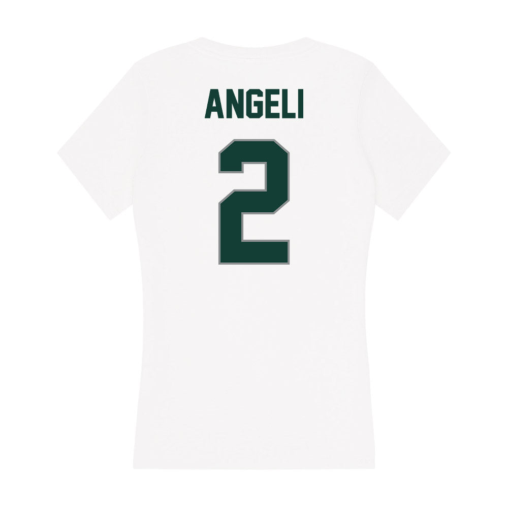 Michigan State - NCAA Women's Field Hockey : Nina Angeli - Women's V-Neck T-Shirt-1