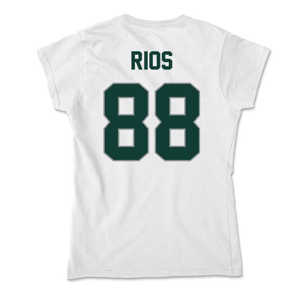 Michigan State - NCAA Football : Kai Rios - Soft Style Women’s T-Shirt-1