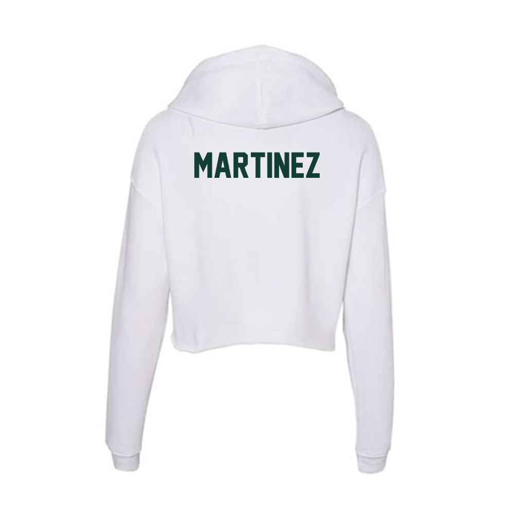 Michigan State - NCAA Women's Tennis : Makenna Martinez - Women's Crop Fleece Hoodie-1